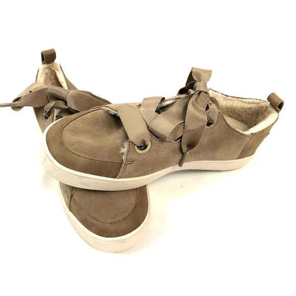 UGG Sneaker Koolaburra Fur Penley Amphora Size 7 - Picture 1 of 12